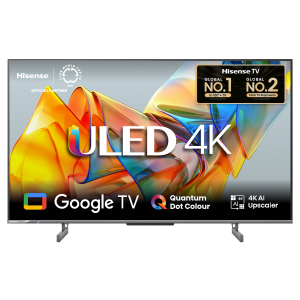 Hisense 43"ULED DolbyVision,Handfree Voice Control Google Tv