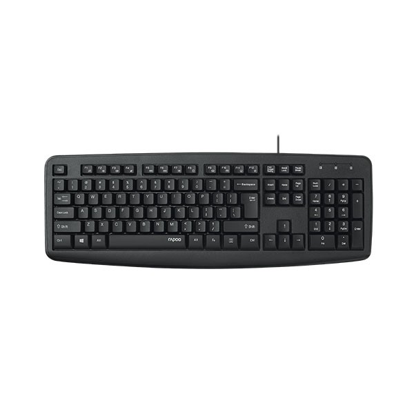 Rapoo NK2600 Spill- Resistant Wired Keyboard with Bangla